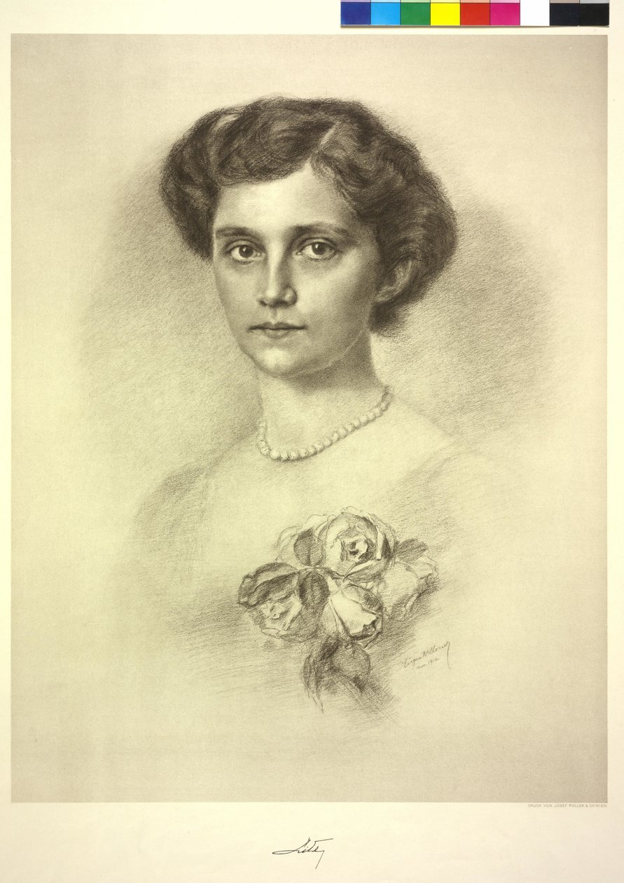 Cesarzowa Austrii Zita autorstwa Eugen Willoner
