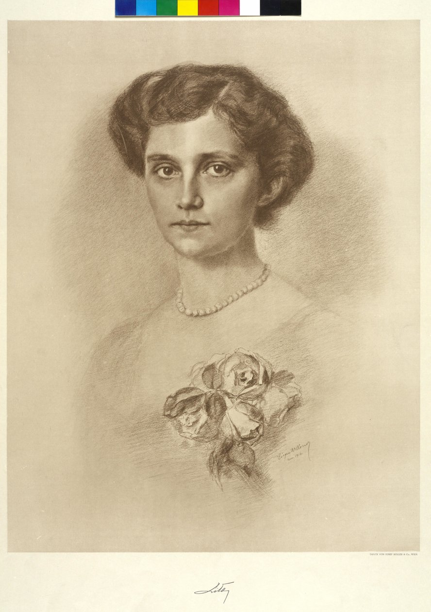 Cesarzowa Austrii Zita autorstwa Eugen Willoner