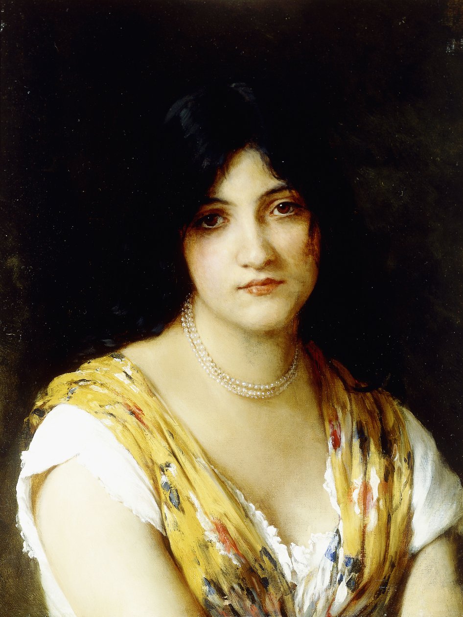Śródziemnomorskie piękno, autorstwa Eugen von Blaas