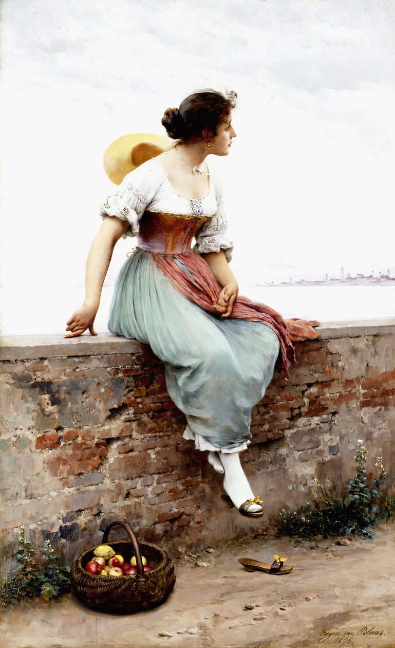 Chwila zadumy, 1896 autorstwa Eugen von Blaas