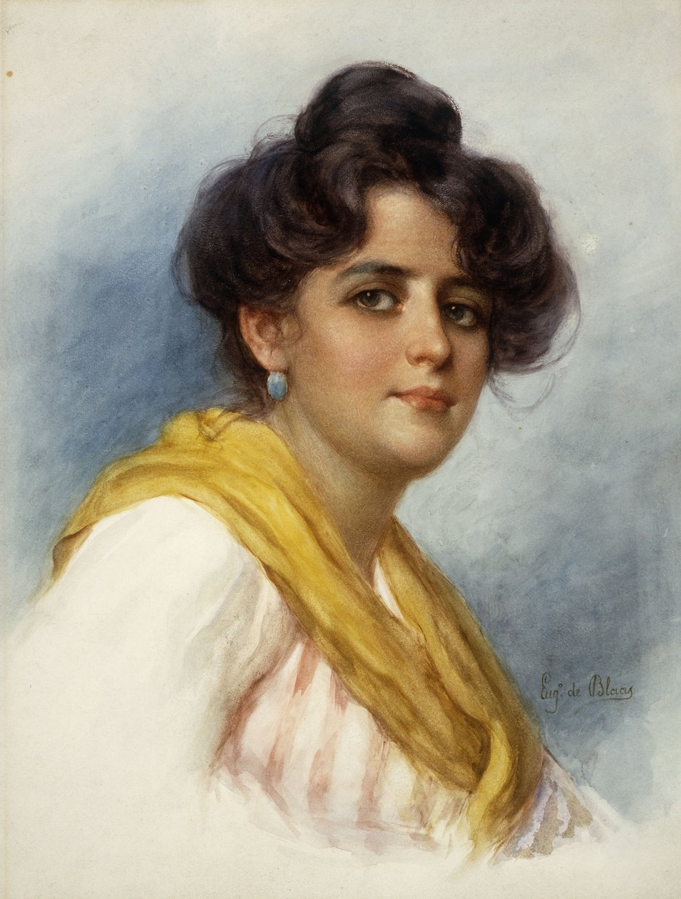 Włoska piękność, autorstwa Eugen von Blaas