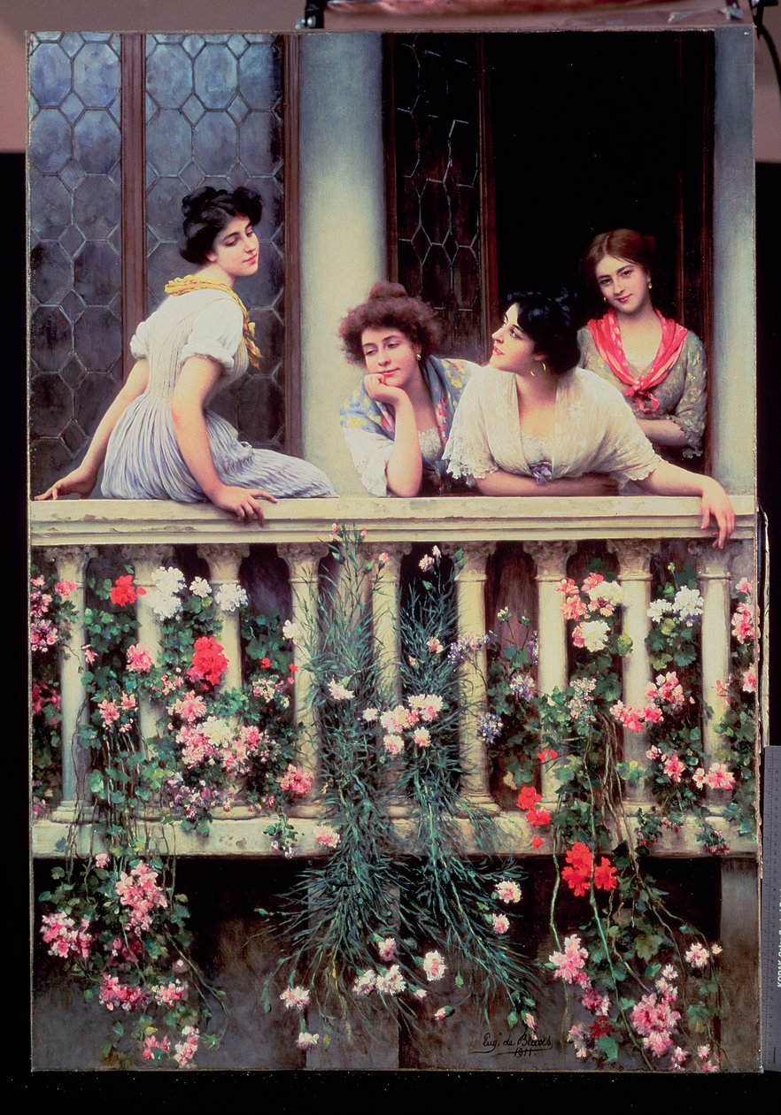Balkon, 1911 autorstwa Eugen von Blaas