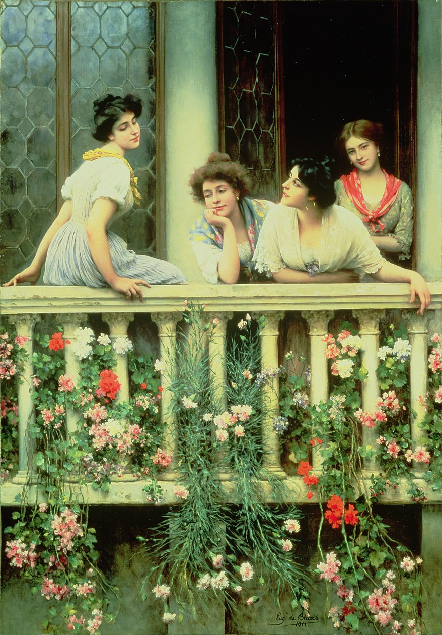 Balkon, 1911 autorstwa Eugen von Blaas