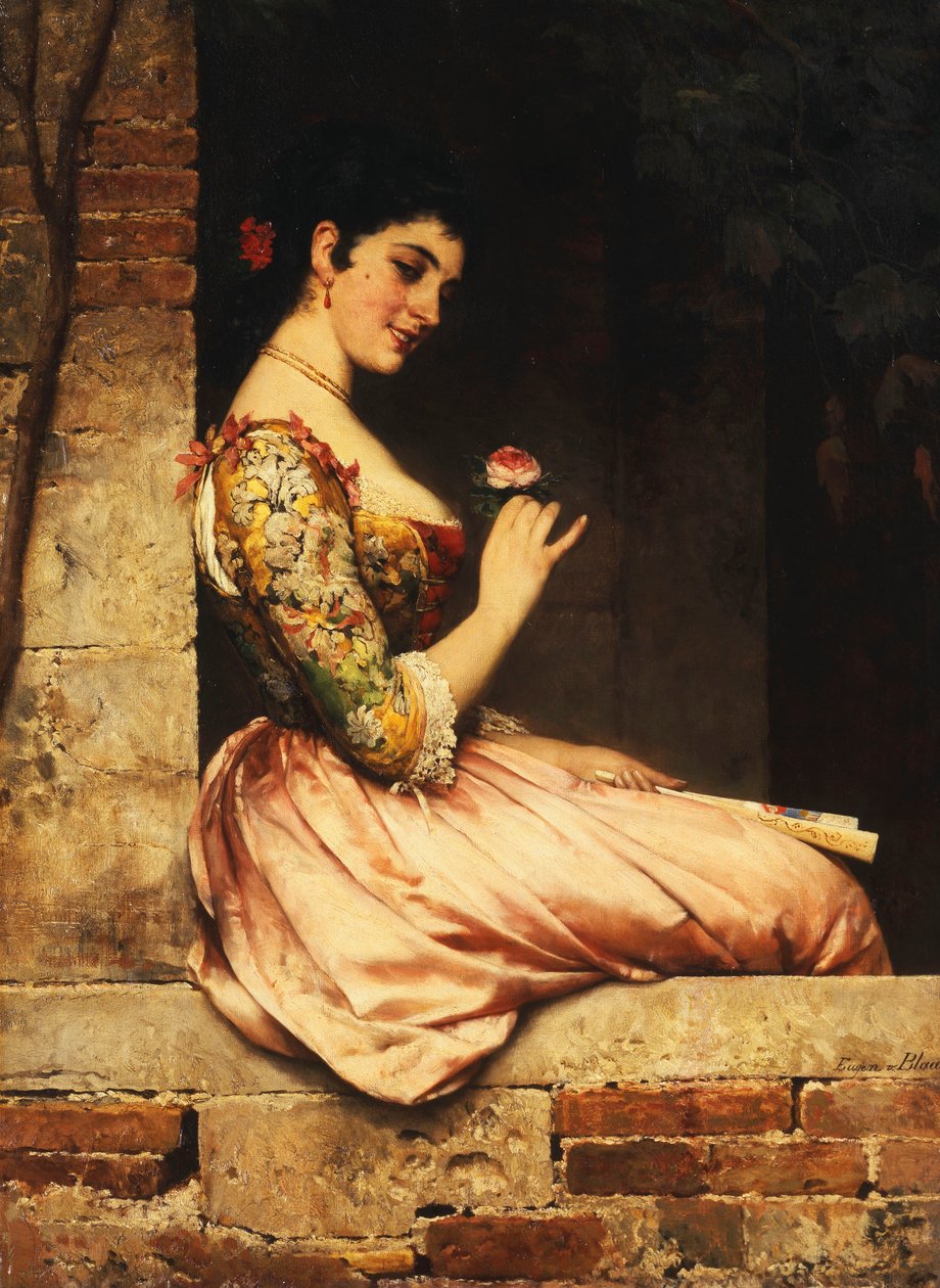 Różowa Róża, autorstwa Eugen von Blaas