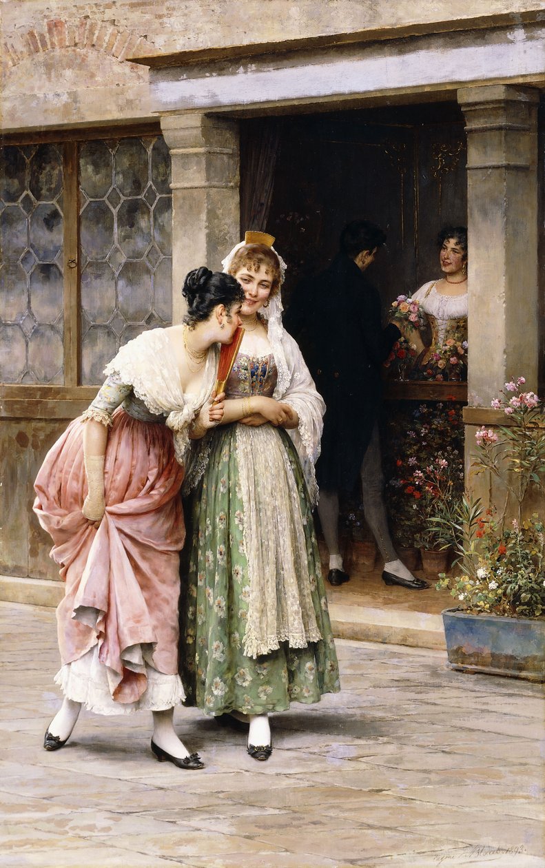 Bukiet Niedzielny, 1893 autorstwa Eugen von Blaas