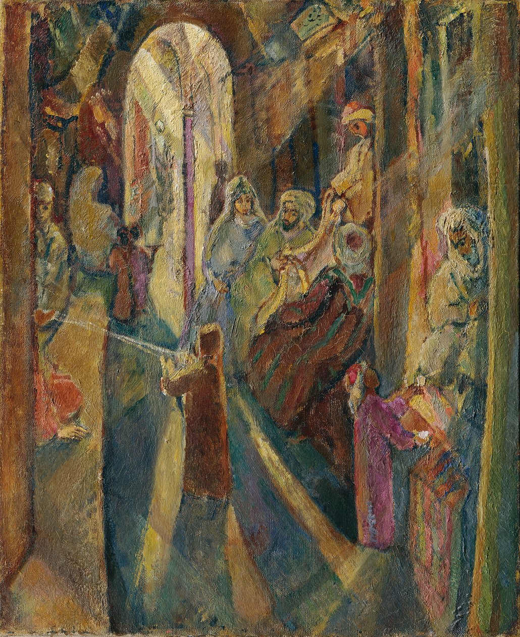 Bazar im Orient autorstwa Eugen von Kahler