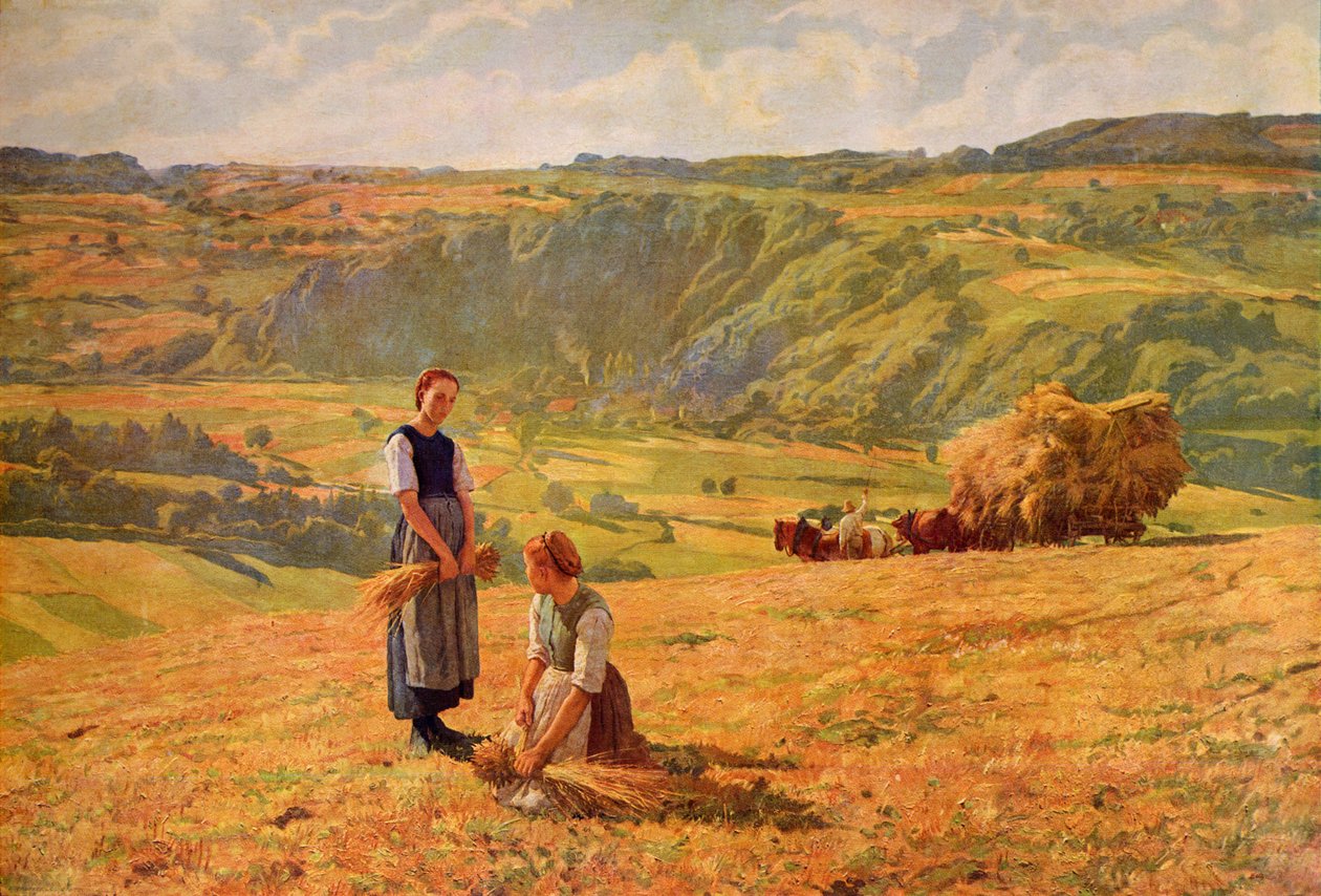 zbieracze autorstwa Eugene Burnand