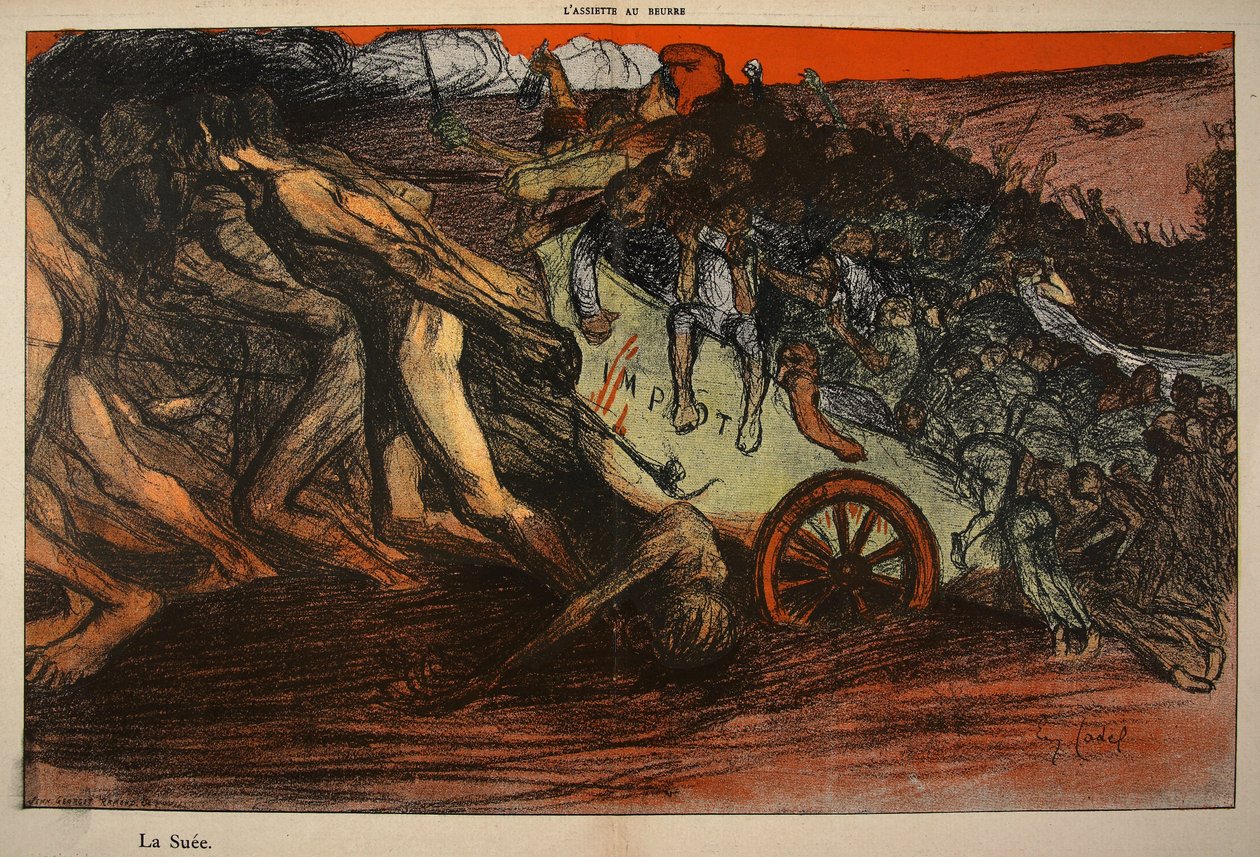 „Ciężar podatkowy”, ilustracja z „L