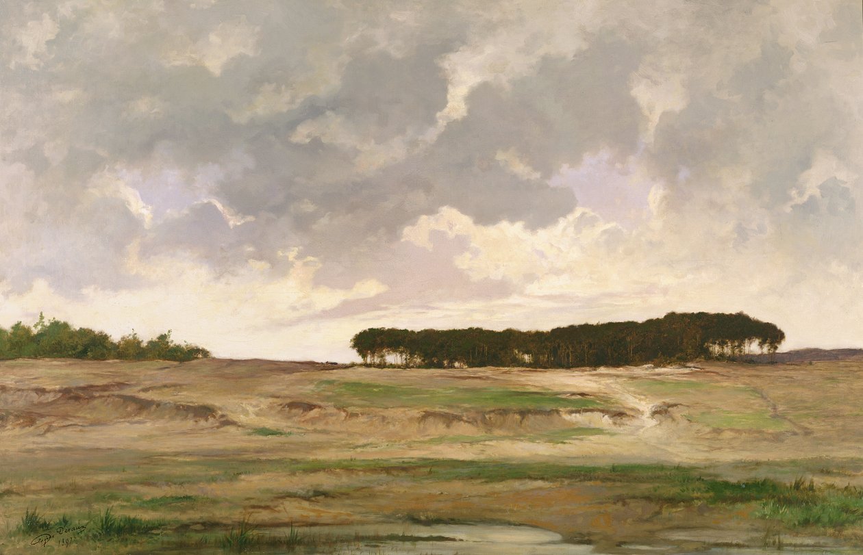 Krajobraz, 1897 autorstwa Eugene Devaux