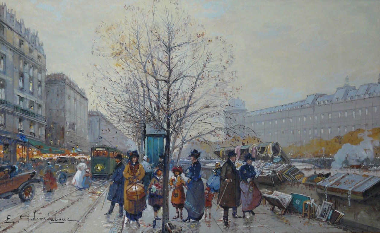 Księgarnie autorstwa Eugene Galien Laloue