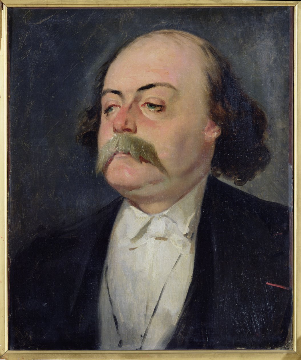 Portret Gustawa Flauberta (1821-80) 1868-81 autorstwa Pierre François Eugène Giraud