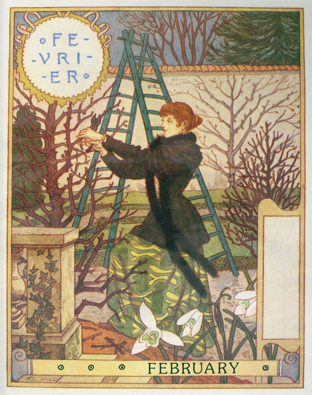 Luty autorstwa Eugene Grasset