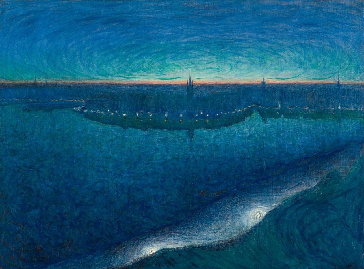 Świt nad Riddarfjarden Świt nad Riddarfjarden autorstwa Eugène Jansson