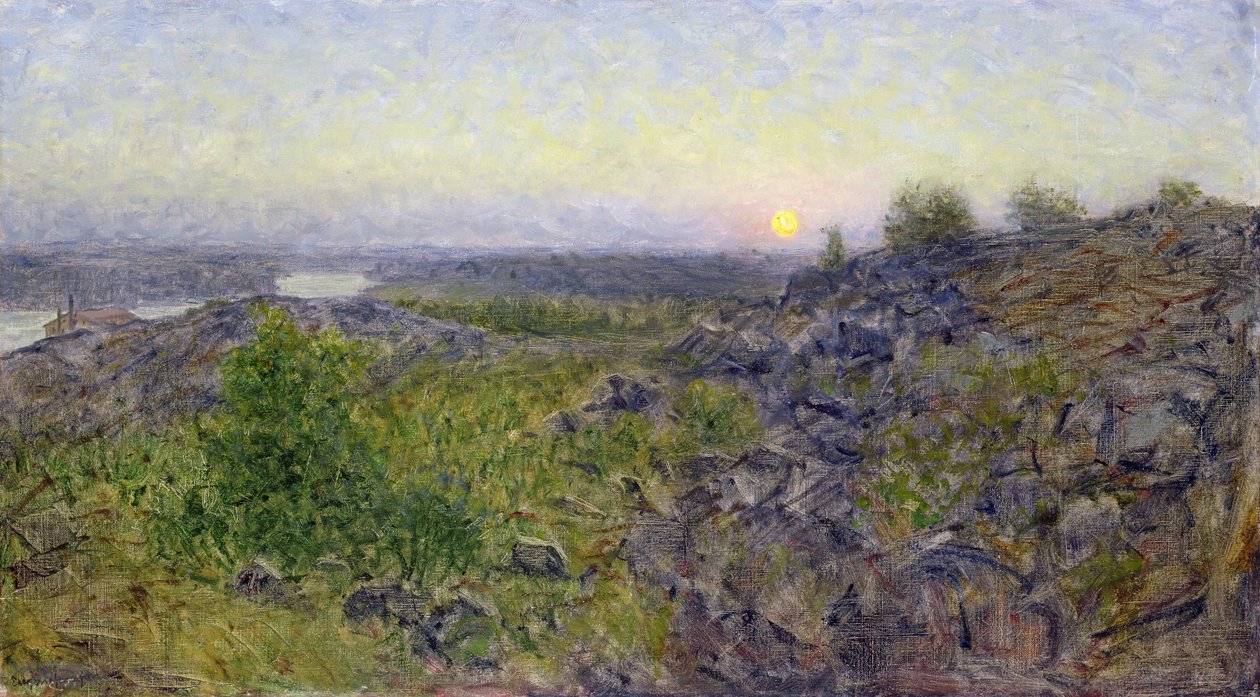 Wieczór w Tantobergen, 1893 r. autorstwa Eugène Jansson