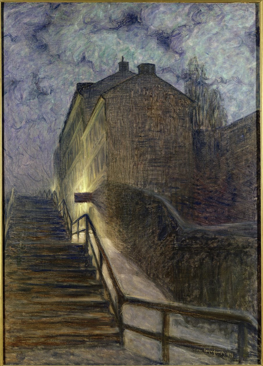 Motyw z Timmersmainsgatan, 1899 autorstwa Eugène Jansson