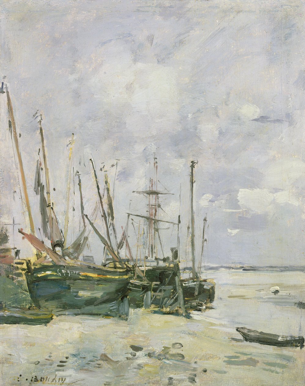 Łodzie, 1888-95 autorstwa Eugene Louis Boudin