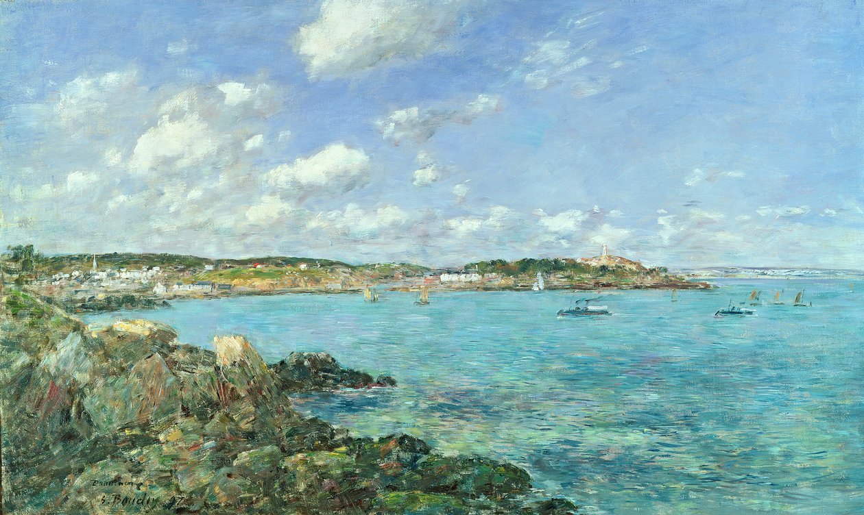 Zatoka Douarnenez, 1897 autorstwa Eugene Louis Boudin