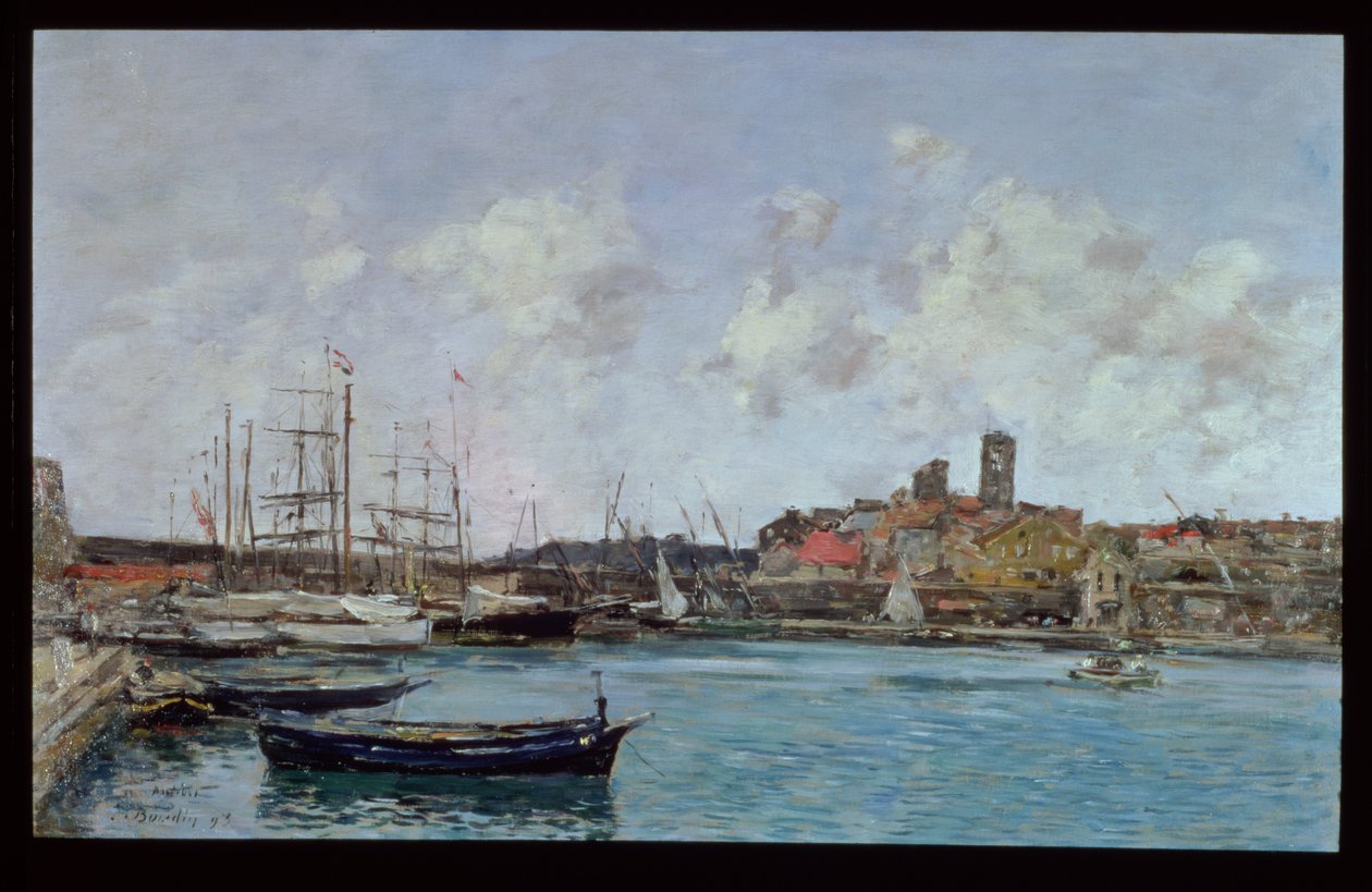 Widok Antibes, 1893 autorstwa Eugene Louis Boudin