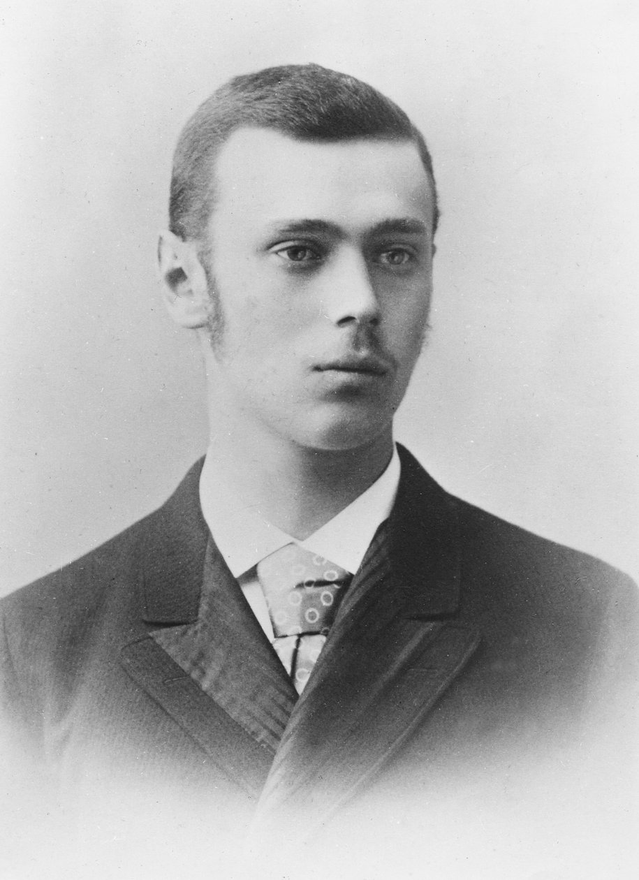 Wielki książę Jerzy Aleksandrowicz Rosji, c.1890 autorstwa Eugene Pirou