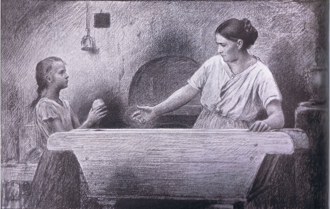 The Leaven, Bibbys Annual, 1916-1917 autorstwa Eugene after Burnand
