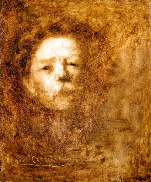 Portret Eugene Carriere (olej na płótnie) autorstwa Eugene (after) Carriere