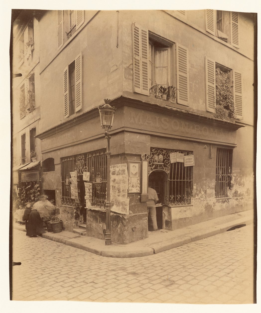 Kabaret, Rue Mouffetard autorstwa Eugène Atget
