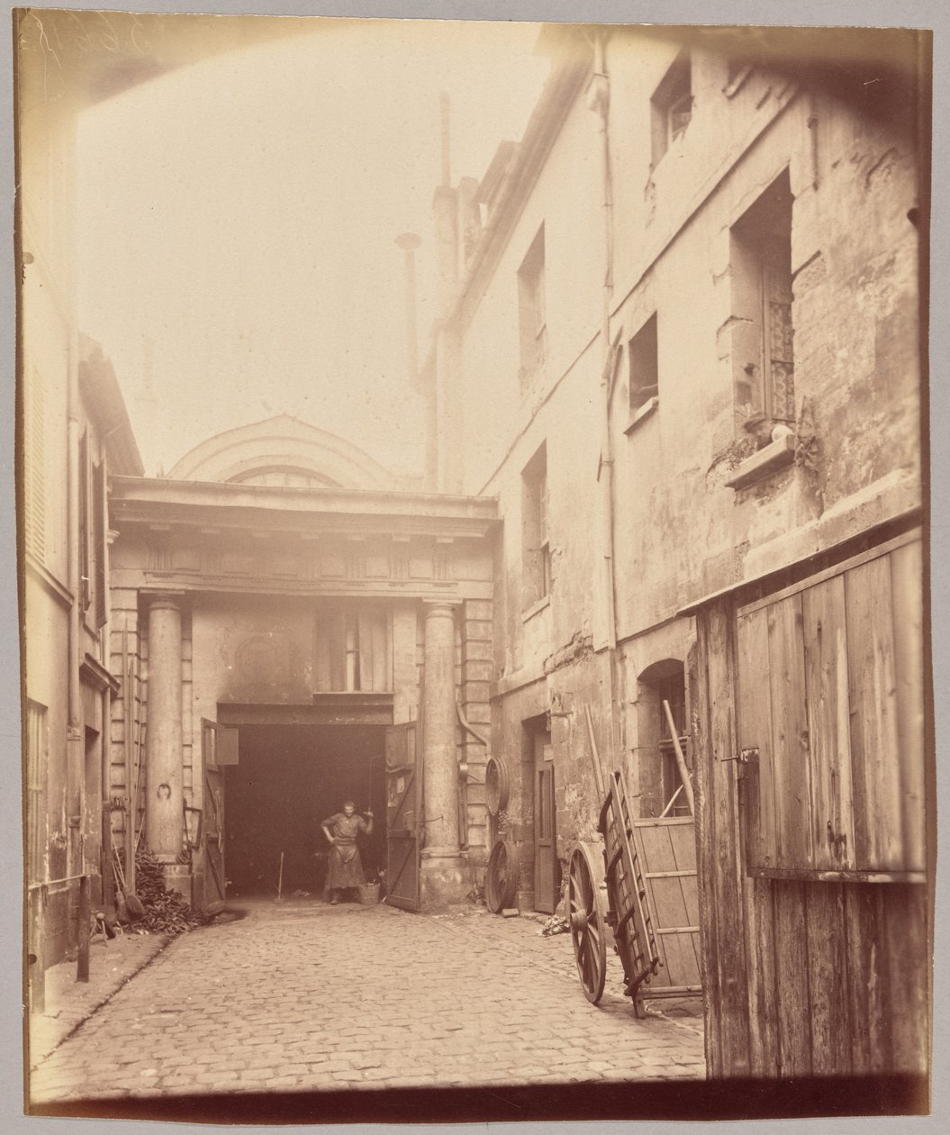 Kaplica, rue Saint-Jacques autorstwa Eugène Atget