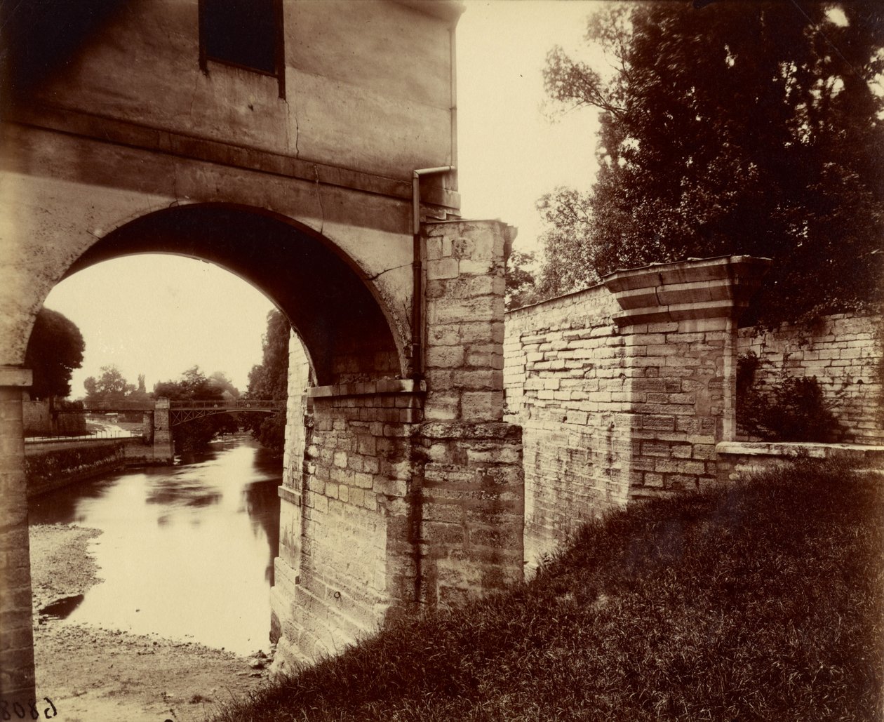 Charenton, stary młyn autorstwa Eugène Atget