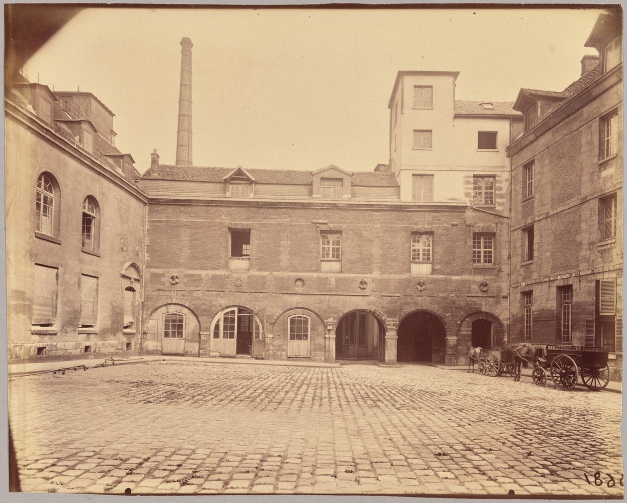 Hôtel Scipion Sardini autorstwa Eugène Atget
