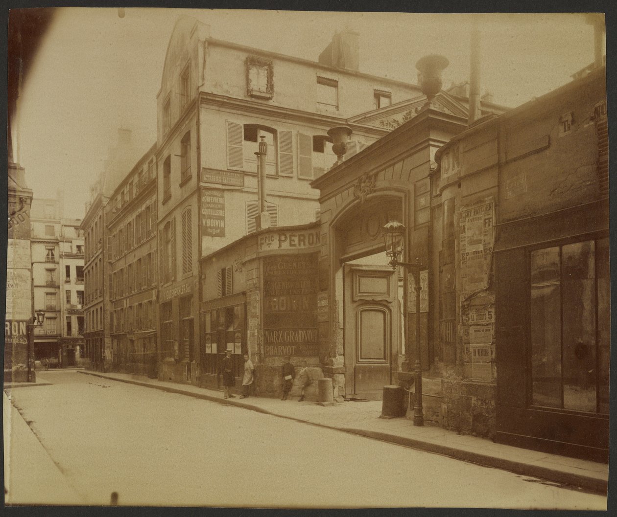 Hôtel de Montmorency, Rue de Montmorency 5 autorstwa Eugène Atget