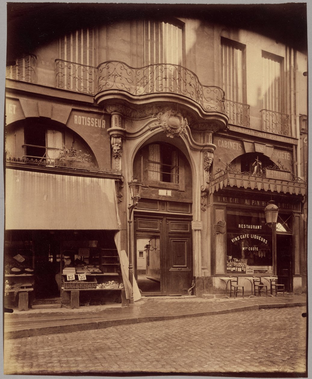 Dom przy Rue Saint-Jacques autorstwa Eugène Atget