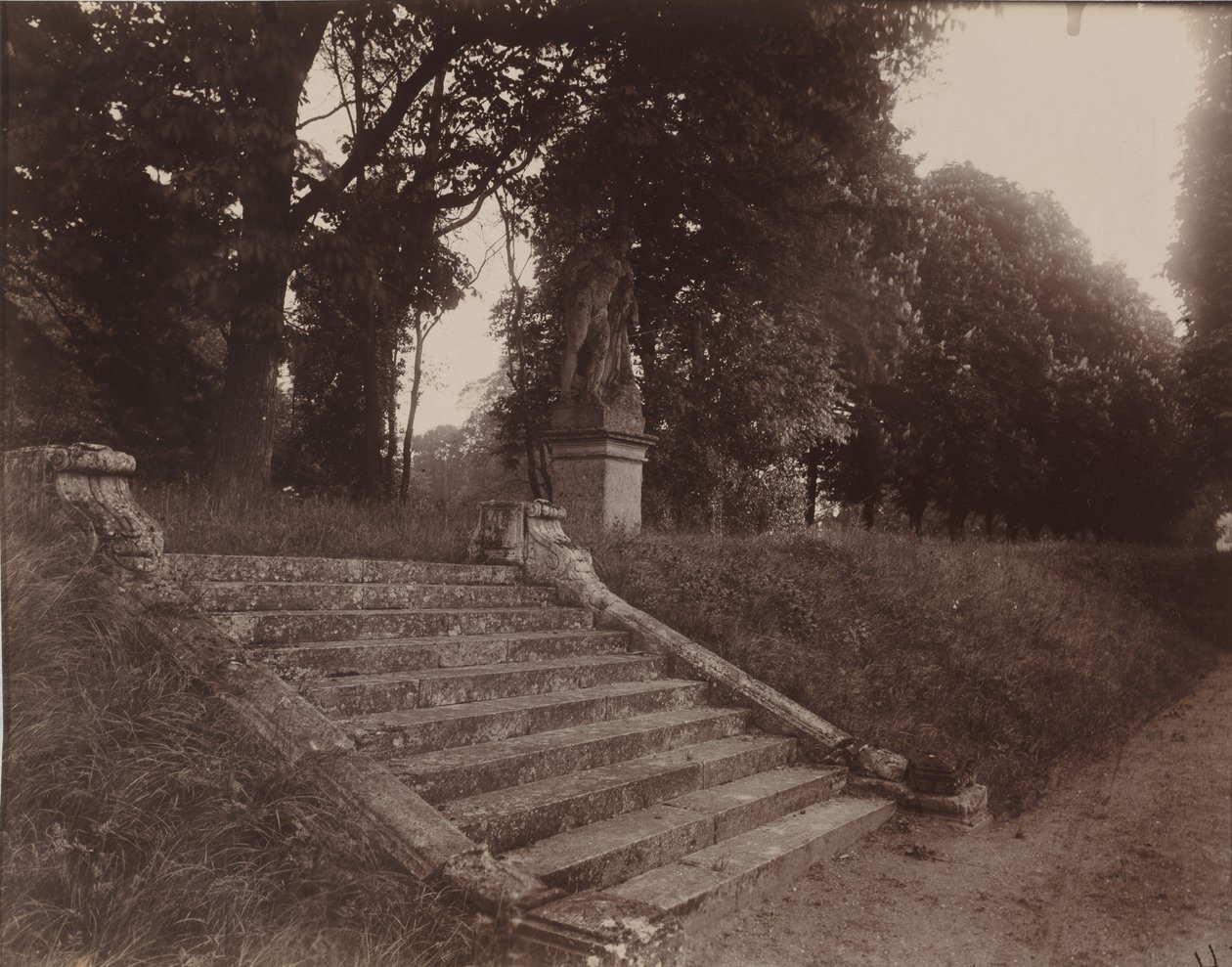Parc de Sceaux, 1925 (zdjęcie) autorstwa Eugène Atget