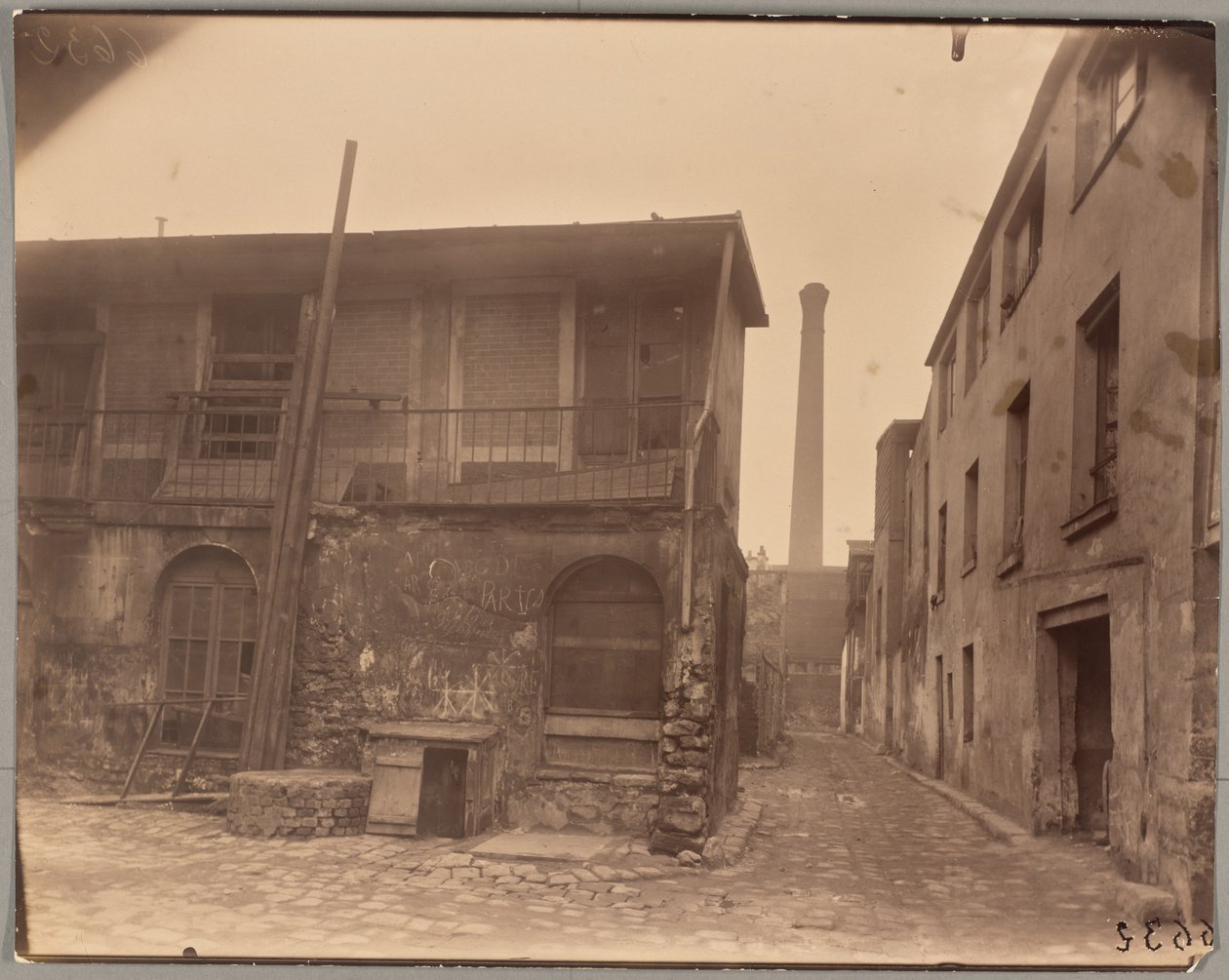 Pasaż Moret, zaułek Gobelinów autorstwa Eugène Atget