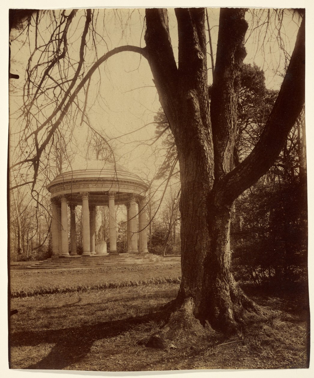 Petit Trianon (Świątynia Miłości, Petit Trianon) autorstwa Eugène Atget