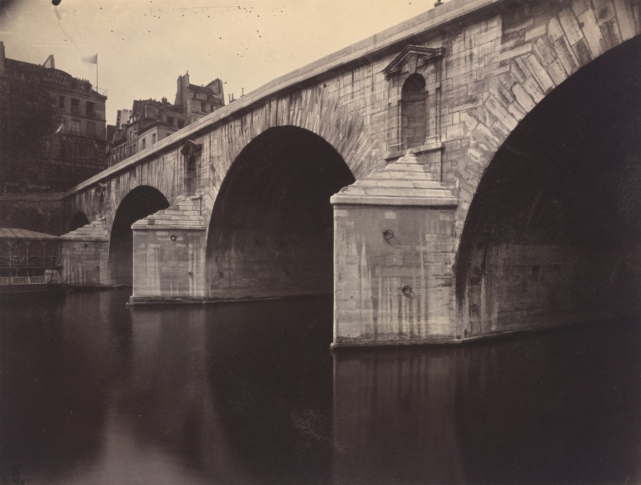 Most Marii autorstwa Eugène Atget