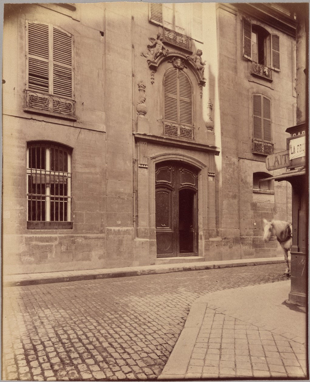 Plebania Saint-Merri, rue de la Verrerie autorstwa Eugène Atget