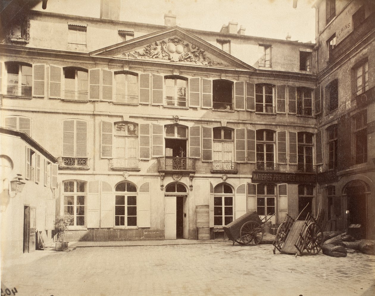 Rue de Montmorency (4052) autorstwa Eugène Atget