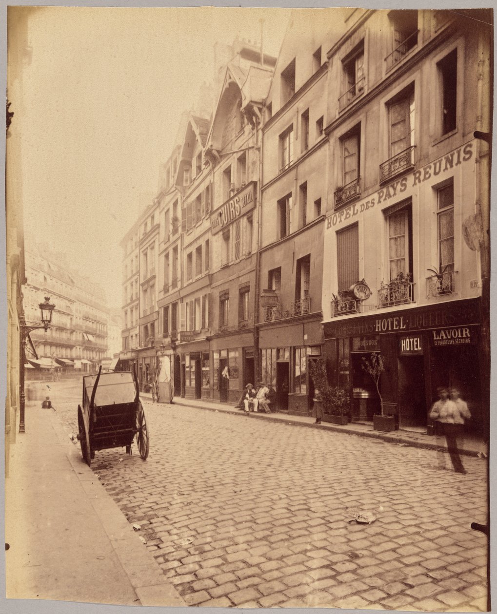 Rue Galande autorstwa Eugène Atget