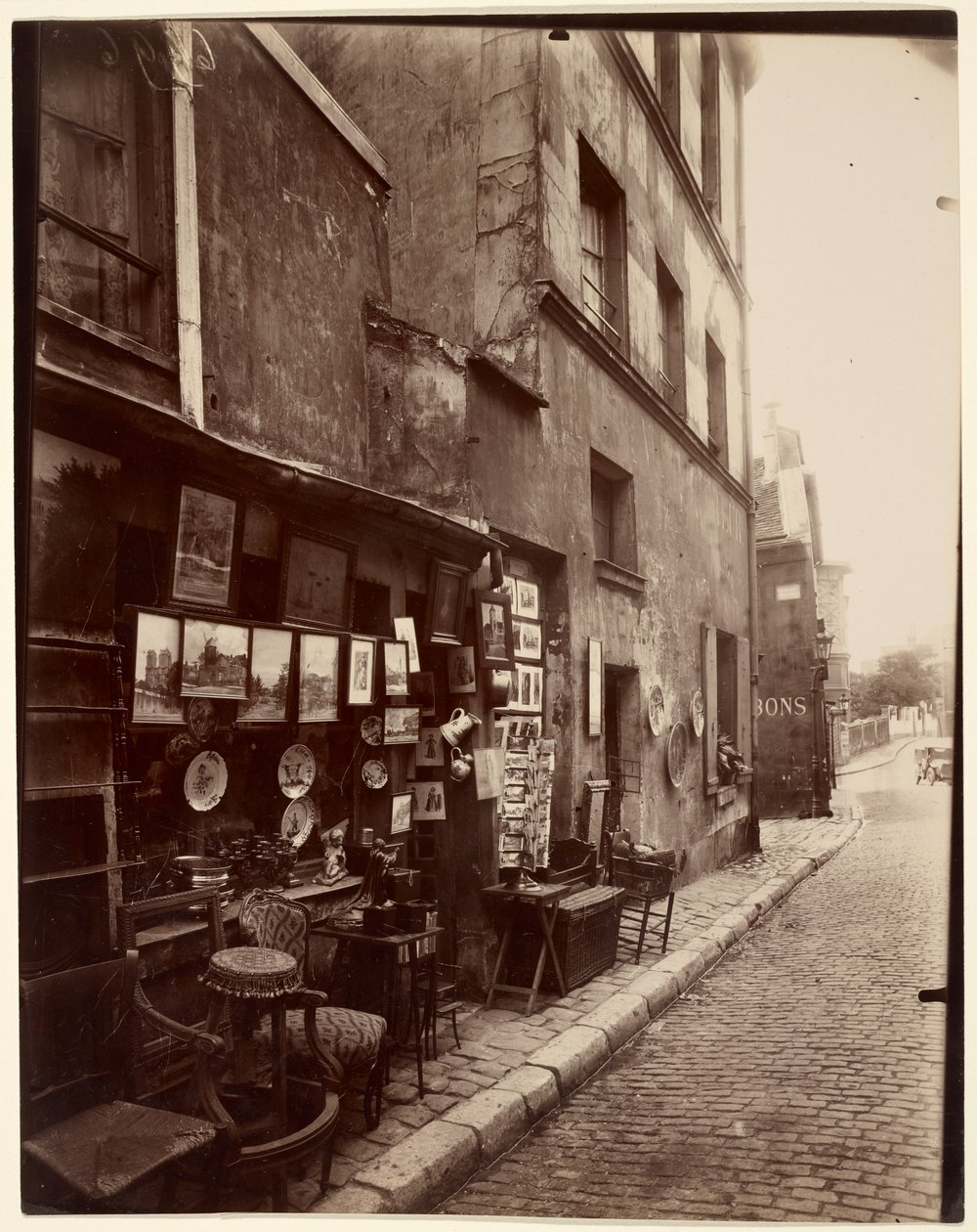 Rue Norvins autorstwa Eugène Atget