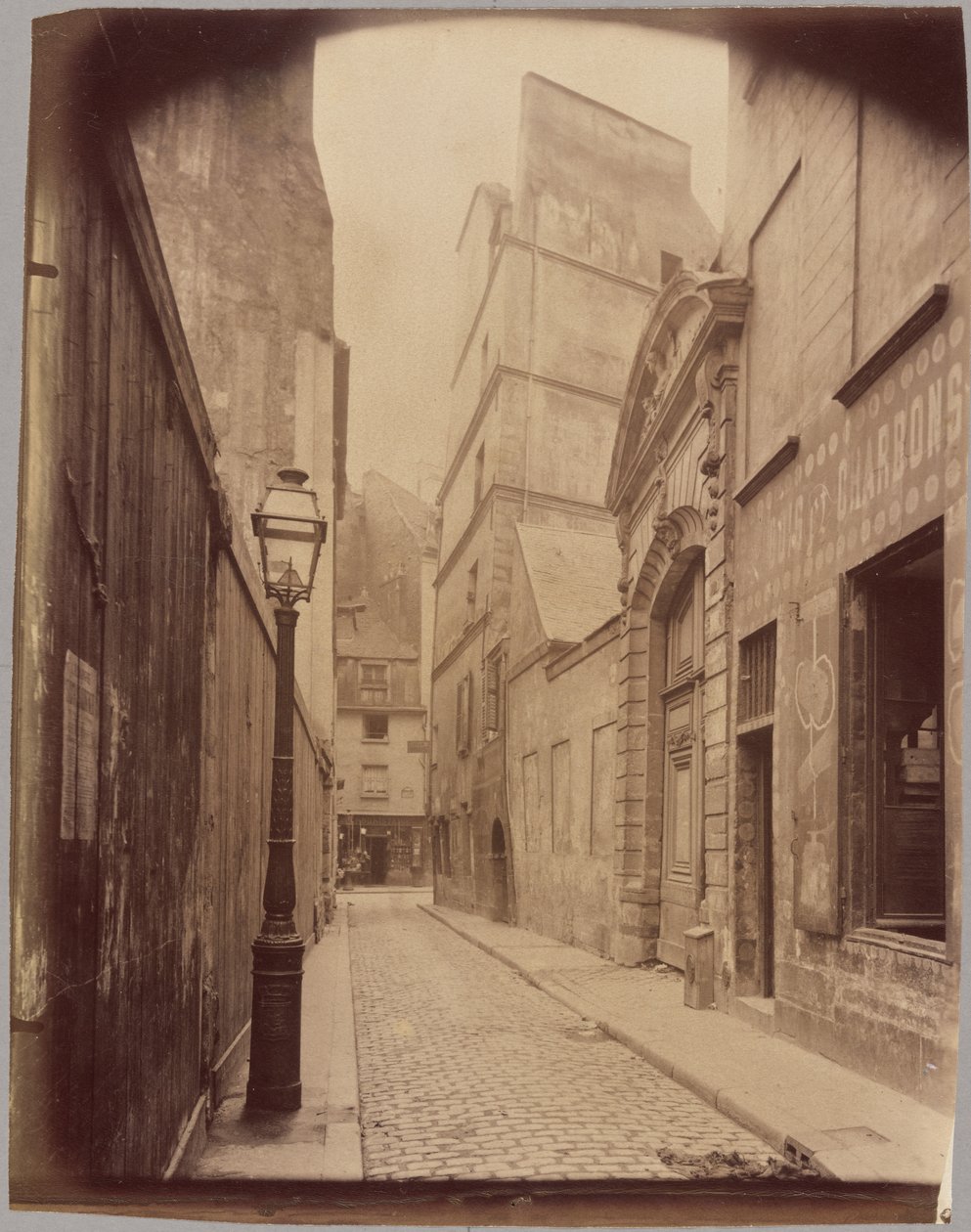 Rue Saint-Julien-le-Pauvre autorstwa Eugène Atget