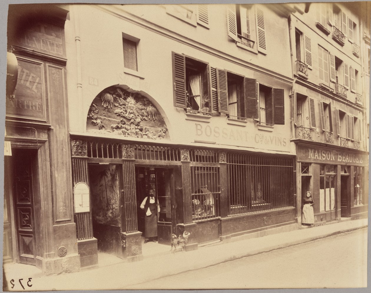 Rue Saint-Sauveur autorstwa Eugène Atget
