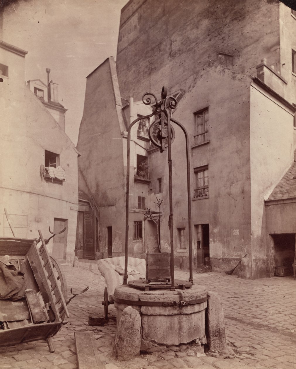 Rue Saint-Jacques autorstwa Eugène Atget