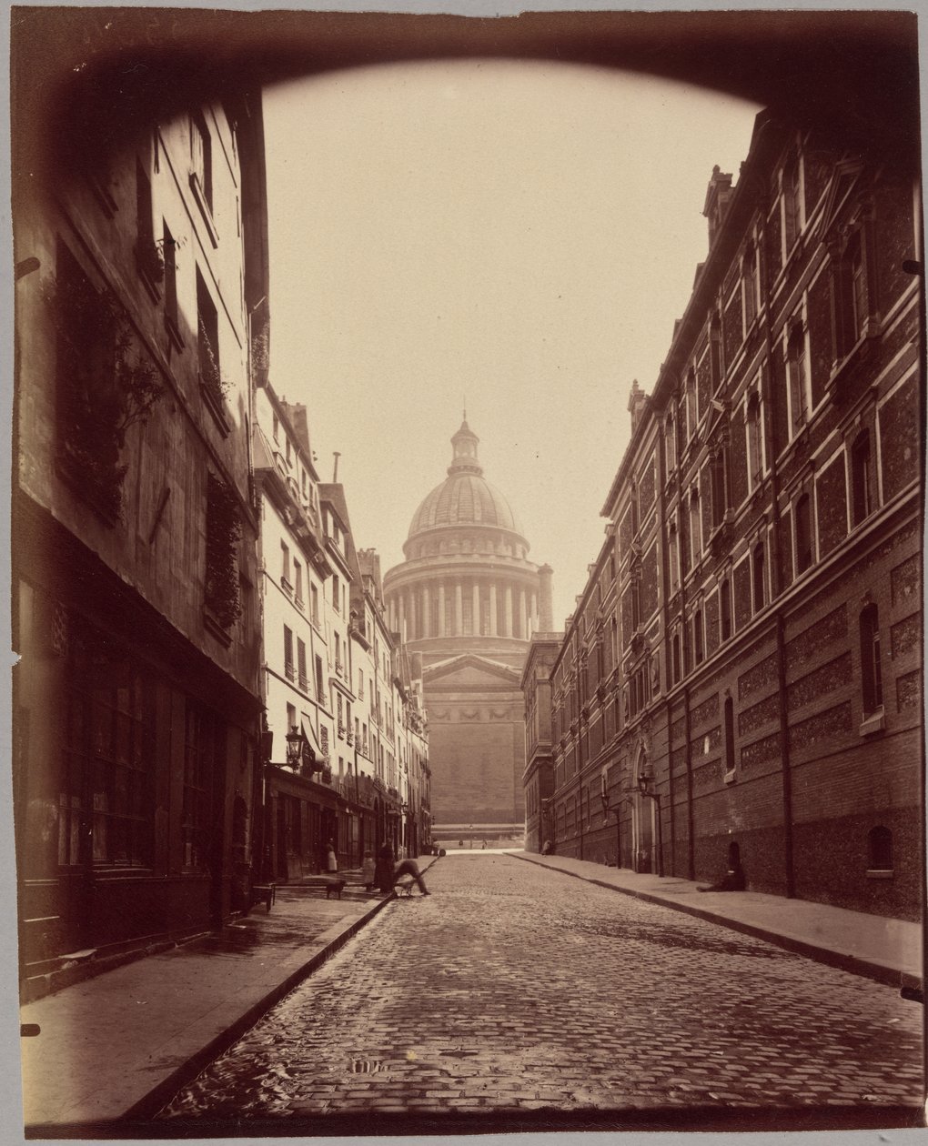 Ulica Valette autorstwa Eugène Atget