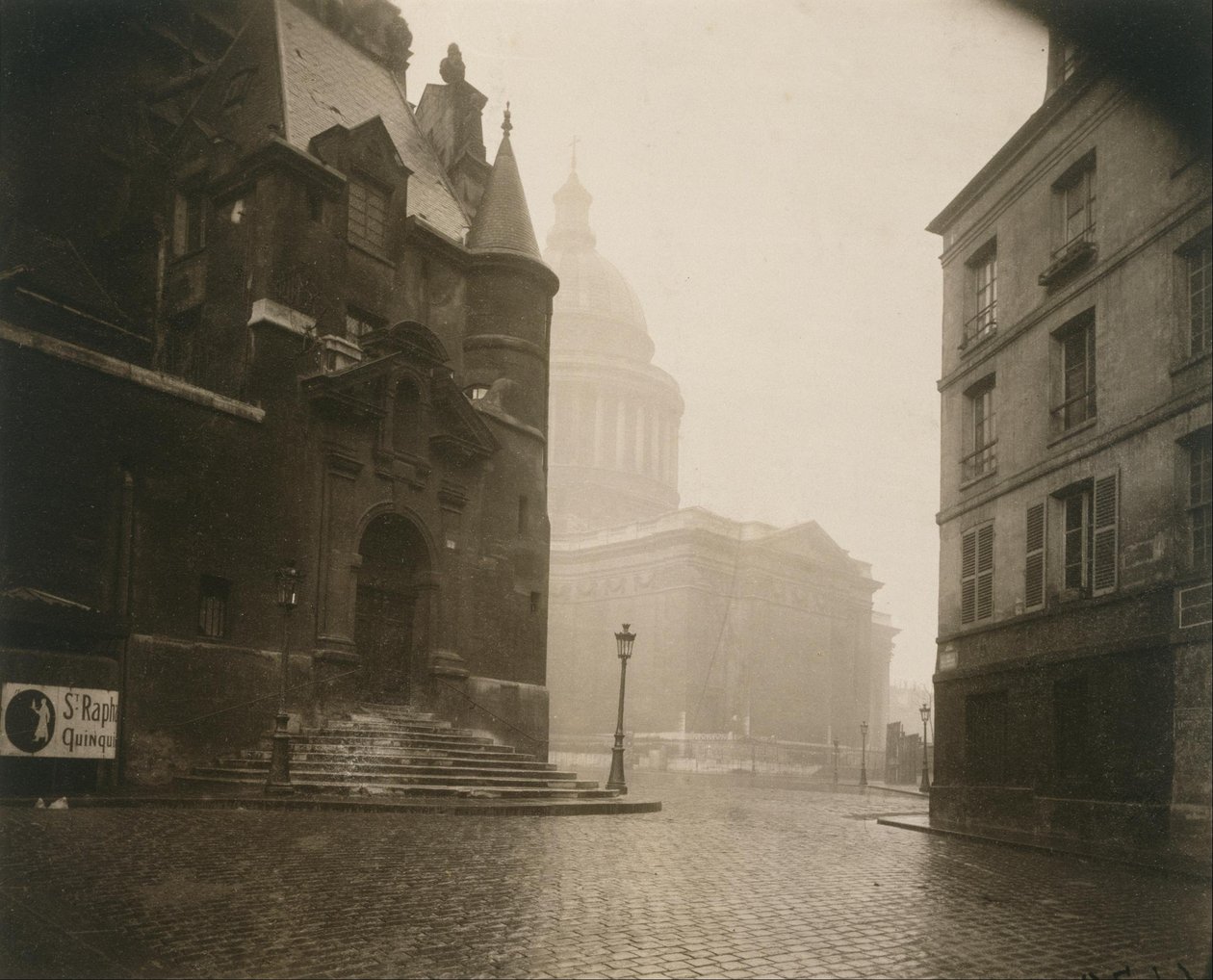 Rue de la Montagne Sainte-Geneviève autorstwa Eugène Atget