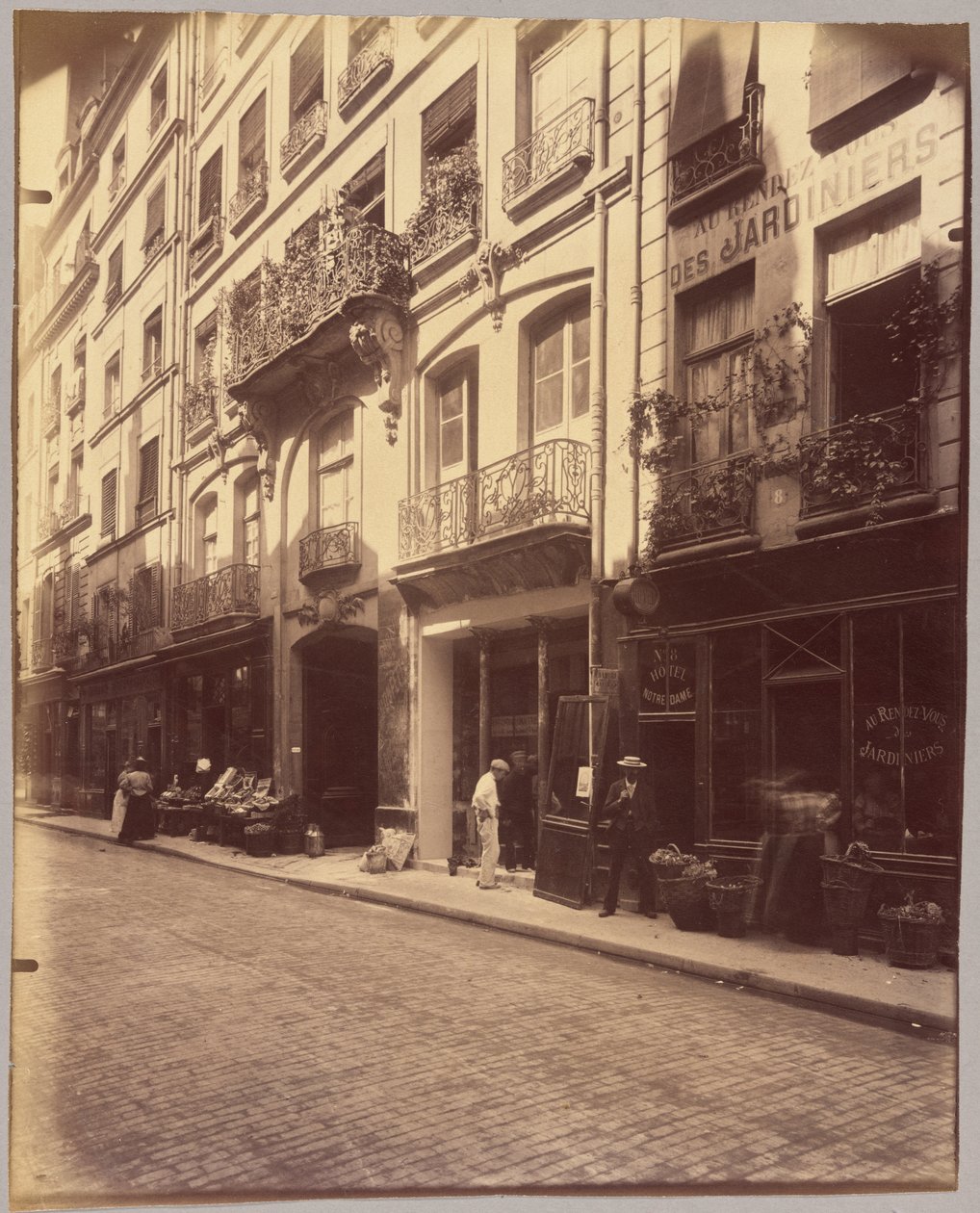 Rue du Petit-Pont autorstwa Eugène Atget