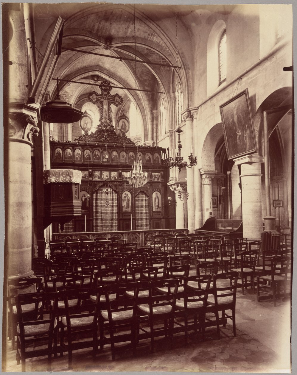 Saint-Julien-le-Pauvre autorstwa Eugène Atget