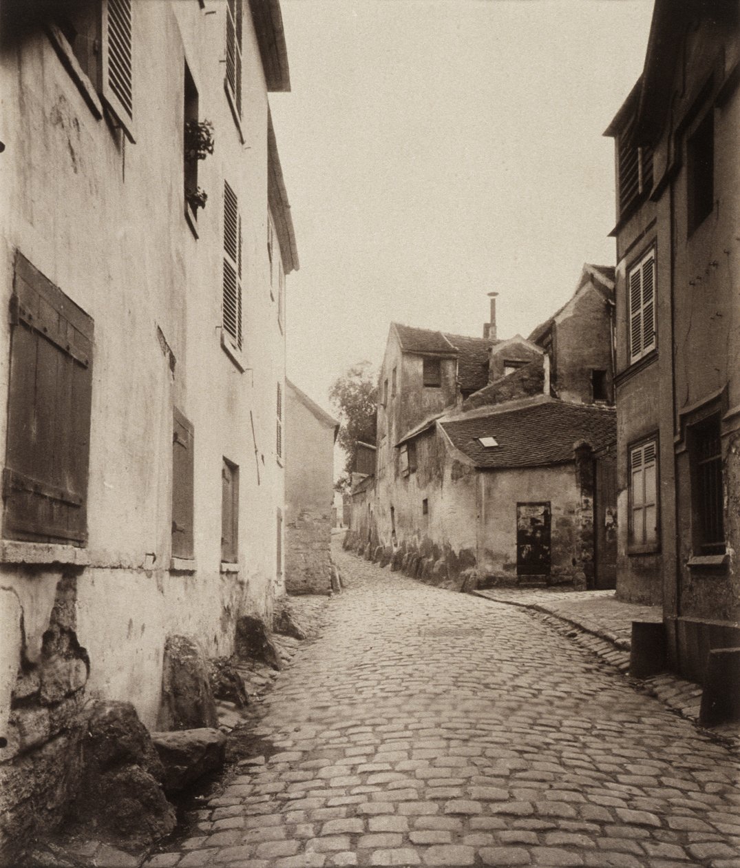 Vauvet, Stara ulica autorstwa Eugène Atget