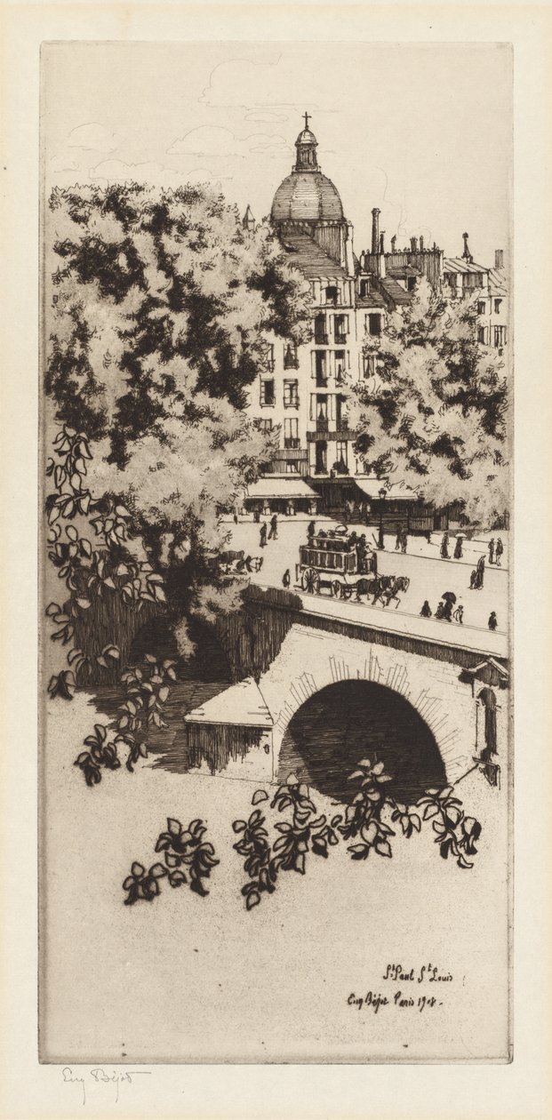 Saint-Paul-Saint-Louis, 1908. autorstwa Eugene Bejot