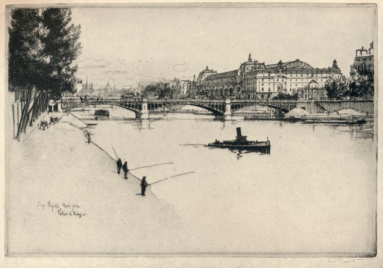 „Pałac Orsay, 1915” autorstwa Eugene Bejot