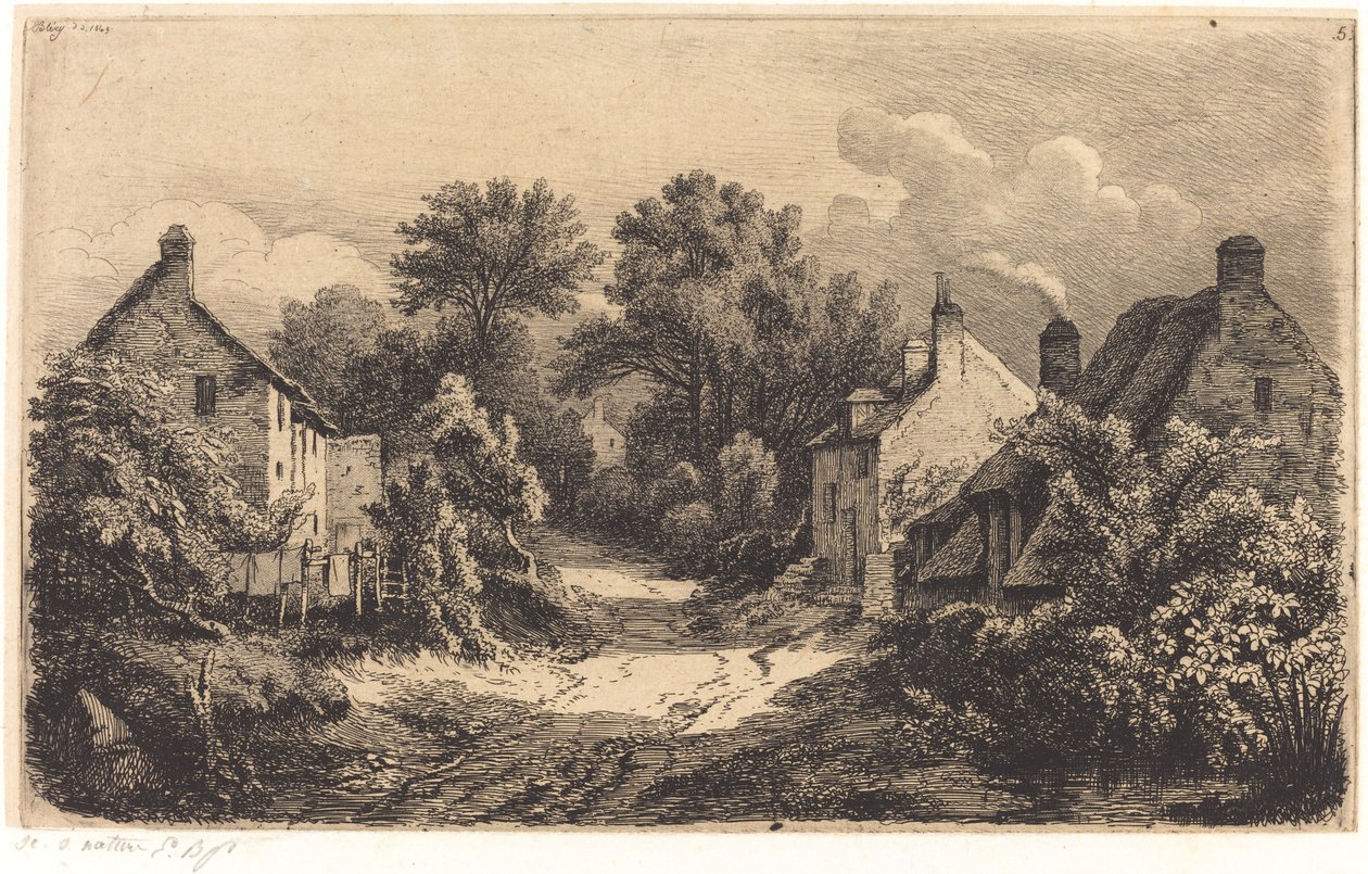 Le chemin de Garens (Droga do Garens) autorstwa Eugene Bléry